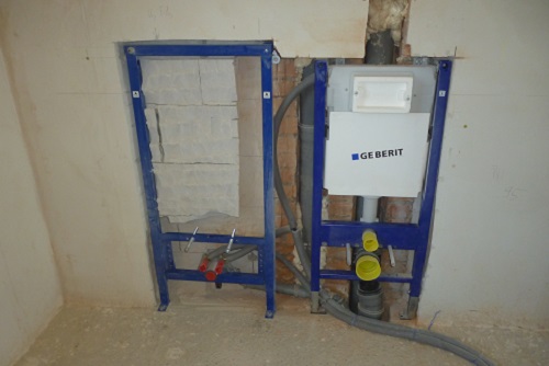 Консоли для подвесного биде и подвесного унитаза унитаза